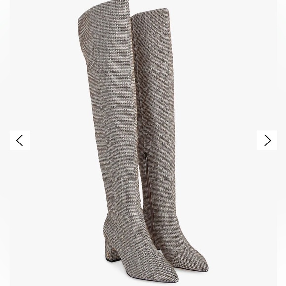 Kurt Geiger over the knee rhinestone boots - Picture 5 of 7